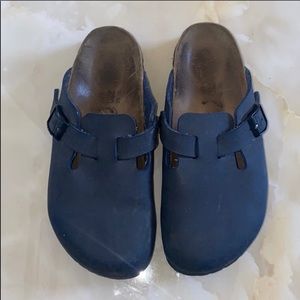 Navy Birkenstock size 36